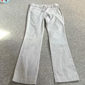 The loft beige cargo pant size 2